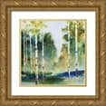 thumbnail image 1 of Ewan, Marie 26x26 Gold Ornate Wood Framed with Double Matting Museum Art Print Titled - Birch Grove, 1 of 4
