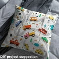 thumbnail image 2 of Homewish Cartoon Truck Fabric by the Yard 1 Yard for Kids, Construction Vehicle Room Decor Fabric by the Yard, Street Lines Sewing Fabric, Luxury Bedroom Decor, 2 of 6