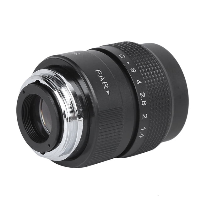 Lente de Gran Apertura de 25 Mm F14 MC Recubrimiento de Película Multicapa Lente de Cámara CCTV de Apertura Manual para Cámaras sin Espejo Accesorios de Fotografía Ajustables ANGGREK Otros