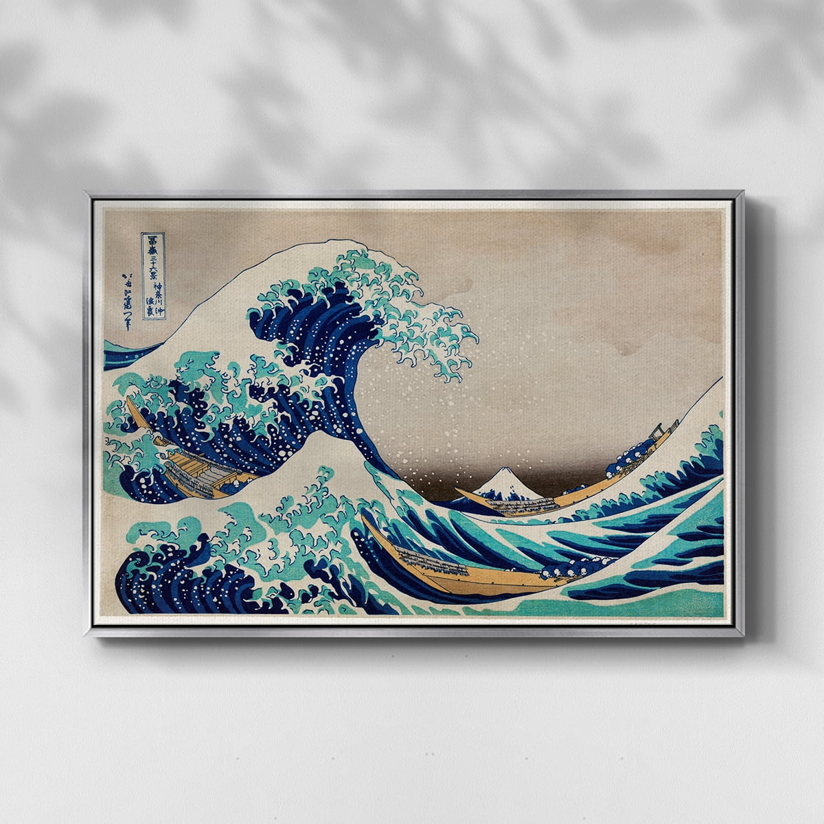 Vintage Landscape-CXLIII By Wexford Home Framed in Silver Wood Gallery Wrapped Canvas 17 in. x 25 in.
