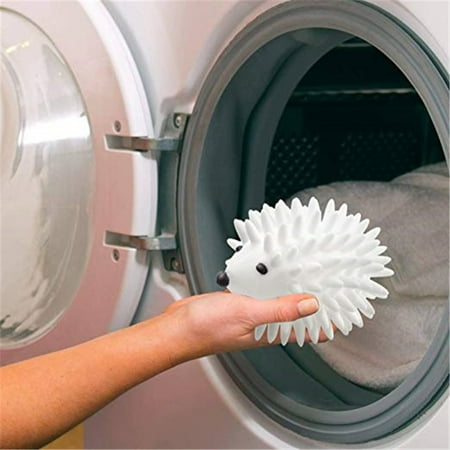 Gaiseeis 3pcs Hedgehog Dryer Ball Reusable Dryer for Dryer Machine Static ball White 9x6.5x6.5cm