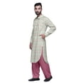 thumbnail image 3 of Atasi Kurta Pathani en Rayonne Imprimée avec Salwar Uni pour Tenue de Fête pour Hommes, 3 of 5