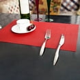 thumbnail image 4 of Visland 4Pcs/Set Table Placemats Reusable Non-slip Woven Stain Resistant Pot Holder Indoor Decoration for Kitchen, 4 of 7