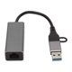 thumbnail image 3 of Adaptador USB Cto Ethernet R, adaptador de Internet USB a Ethernet RJ45 Gigabit Ethernet Adaptador US Bto Ethernet R máxima confiabilidad, 3 of 8