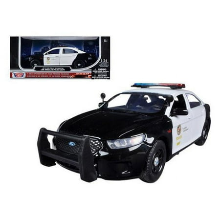 2013 Ford Police Interceptor LAPD Los Angeles Police Department Car 1/24 Diecast Car Model by Motormax