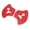 Red, variant on Suodoka Adjustable Swimming Hand Paddles Training Aid Fin Flat Paddle with Silicone Straps for Men Women Children - Black Extra Small (7.87 inches / 20 cm)