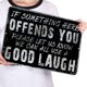 thumbnail image 2 of Placa Metal Vintage Good Laugh Pintura Hierro Rectangular Arte La Pared Decor40x30cm, 2 of 9