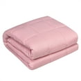 thumbnail image 3 of Gymax Weighted Blanket 15 lbs 60'' x 80'' Cooling Luxury Cooler Version Pink, 3 of 8