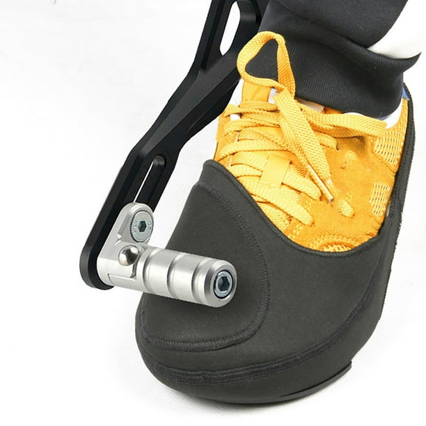 Almohadilla de cambio de marchas para motocicleta, antideslizante, ajustable, para zapatos y botas, protector de liberación rápida para zapatos y botas de cambio de marchas de motocicleta