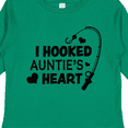 thumbnail image 4 of Inktastic I Hooked Auntie's Heart with Fishing Rod Boys or Girls Long Sleeve Toddler T-Shirt, 4 of 5