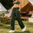 thumbnail image 5 of Quick Dry Hiking Pants for Women Elastic Waist Lightweight Loose Fit Multi Pocket Cargo Outdoor Trousers, 5 of 9