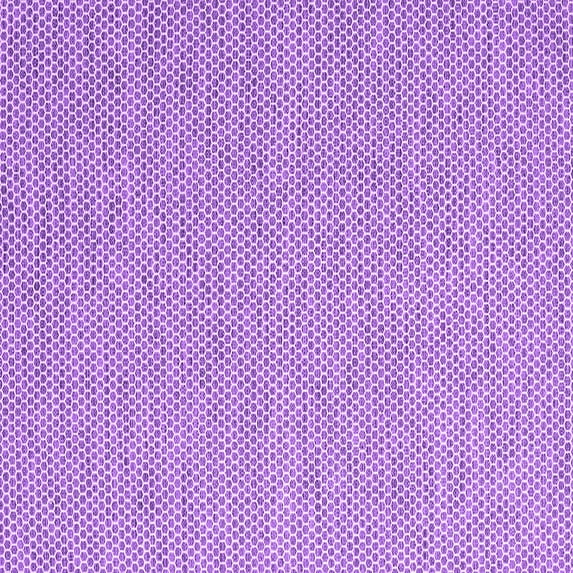 Ahgly Company Indoor Square Abstract Purple Contemporary Area Rugs, 6' Square