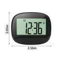 thumbnail image 3 of CxhicLuv Pedometer Step Counter 3.2×2×1.8 Inch Portable, LCD-Display, Clip-On – Digital Step Tracker with Lanyard, Ideal for Walking, Running, Travel, Suitable for Fitness Beginners, 3 of 7
