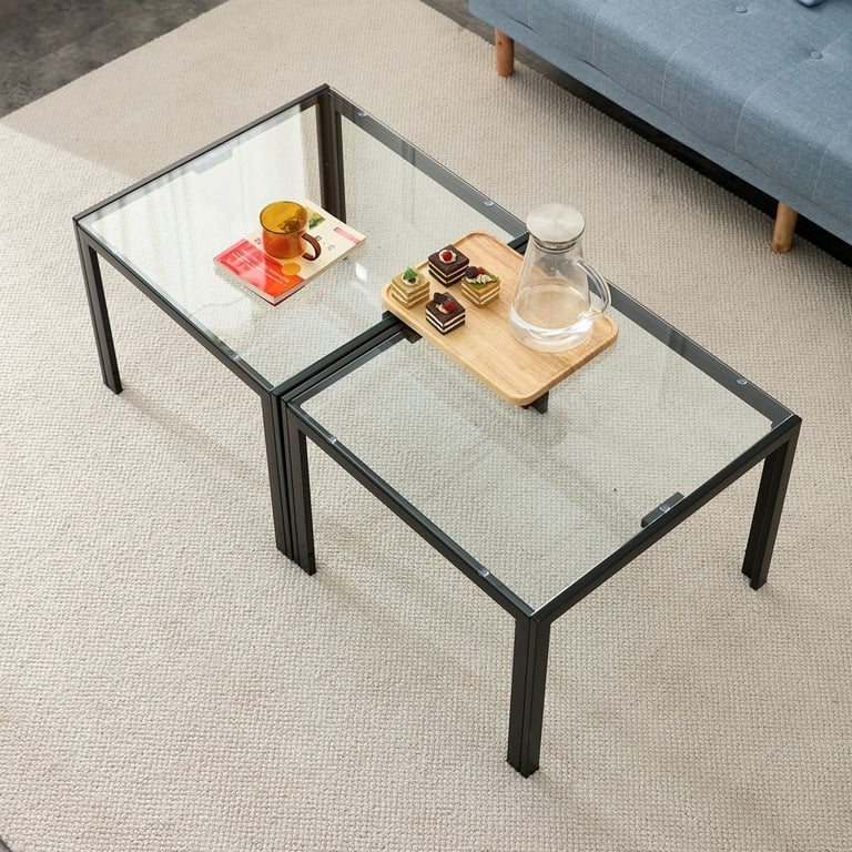 Coffee Table 2 Piece Set Coffee Table Center Table in The Living Room Small Space of Featured end Table