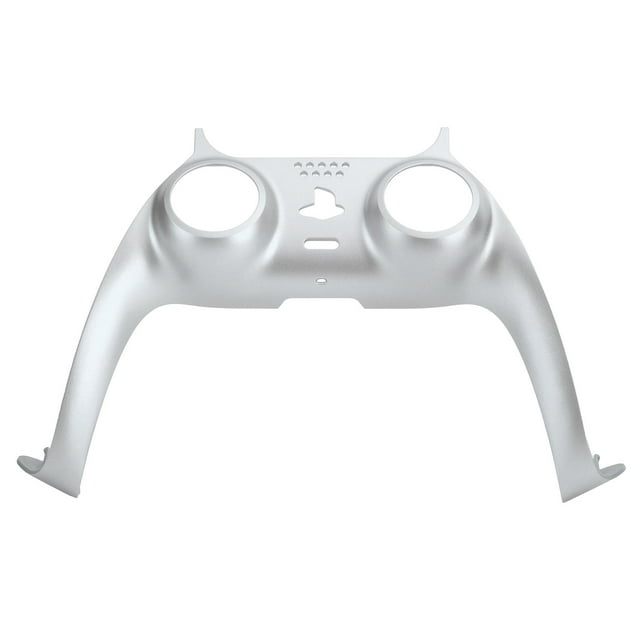 Manija Cubierta Decorativa Tira Piel Shell Abrazadera Controlador Reemplazo para PS5 GamepadPlata