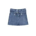thumbnail image 4 of Women Denim Shorts Skirt Vintage Streetwear A-line Jeans Skirts Casual All Match Female Slim Package Hip Mini Skirt Summer-Black-XL, 4 of 7
