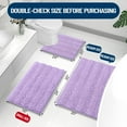 thumbnail image 2 of Chenille Striped Bathroom Rugs 36x24, Extra Thick and Absorbent Bath Rugs, Non-Slip Soft Plush Shaggy Bath Carpet, Machine Wash Dry, Bath Mats for Bathroom, Purple, 2 of 16