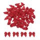 thumbnail image 1 of Uxcell 40Pcs Mini Lazo Rojo con Perla 1" Flores de Cinta Aplique para Decoración de Manualidades DIY, 1 of 6
