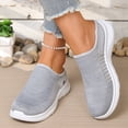 thumbnail image 2 of Rokment Womens Orthopedic Clogs Backless Walking Slides Sandals Lightweight Comfortable Mesh Athletic Nursing Driving Arch Support Mules Slip on Casual Sneakers Summer Fall Grey Size 7.5, 2 of 5