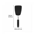 thumbnail image 2 of Good Handles Espátula de silicona flexible grande Espátula de cocina antiadherente y silicona resistente al calor, acero inoxidable, negro Snngv, 2 of 4