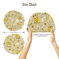 thumbnail image 5 of Yiaed Cute Bee Gnome 2 Print Satin Bonnet Silk Bonnet Hair Bonnet for Sleeping Hair Bonnets, 5 of 6