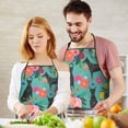 thumbnail image 5 of Doberman Dog Pattern with Pioneer Flower Apron-Garden Aprons for Women with Pockets-Cotton Linen Waterproof Kitchen Cooking Gardening Aprons Adjustable for Kitchen,Cooking,BBQ and Salon 33x27 Inch, 5 of 7