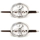 thumbnail image 1 of Horquillas Salvador 2 piezas vintage francés con hebilla pinzas para el cabellero, 1 of 4