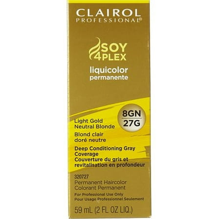Clairol Professional Liquicolor 8GN/27G Light Golden Neutral Blonde, 2 oz (Pack of 2)