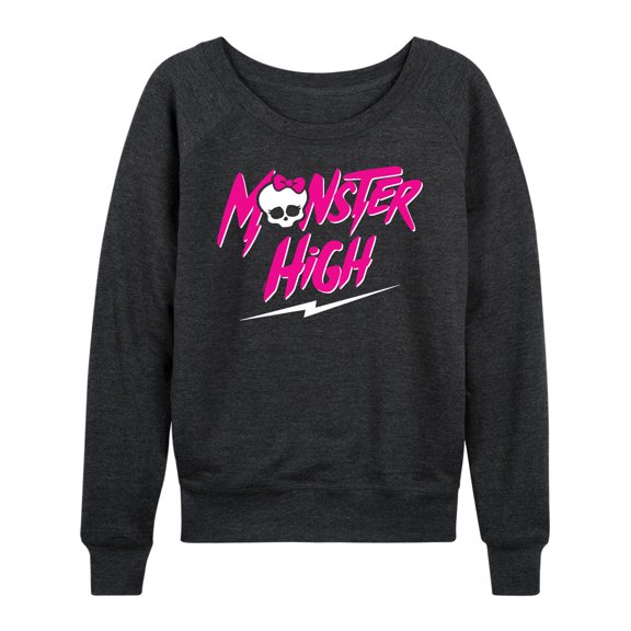 Monster High - Monster High Lightning Logo - Women's Lightweight French Terry Long Sleeve Shirt