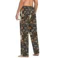 thumbnail image 7 of joogoo Men's Pajama Pants Highland Cows Flower Soft Long Sleep Lounge Pjs Bottoms S, 7 of 7