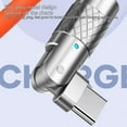 thumbnail image 6 of USB C Cable Fast Charging 120W 6A USB C Charging Cable 180 Degree USB to USB C Cable for Cellphone Laptop, 6 of 8