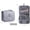 Gray, variant on Weavehouse Travel Toiletry Bags with Hook, Hanging Toiletries Bag for Women Makeup Travel Bag, Small Cosmetic Travel Bag Organizer