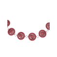 thumbnail image 2 of CTM  Circle Stone Beaded Concho Silver Chain Belt Adjustable (Women), 2 of 3