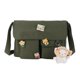 thumbnail image 1 of Bolsa bandolera de mujer Bolsa de mensajero grande de lona japonesa (colgante de gato verde) Ndcxsfigh Para Estrenar, 1 of 8