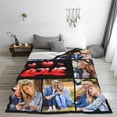 thumbnail image 5 of Dark Gray Throw Blanket 40x60 inch, Custom Funny Personalized Warm Flannel Blankets with Photos Text for Birthday Valentine Mother's Day Father's Day Customized Blanket Gift for Adult Child Blankets, 5 of 5