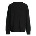 thumbnail image 3 of Vedolay Women's Tops Women's Sweaters 2023 Fashion Fall Winter Casual Loose Soft Pullover Tops,Black M, 3 of 4