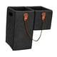 thumbnail image 5 of Cesta para ordenar escaleras, en forma de L, de fieltro, plegable, lavable Gris oscuro, 5 of 9