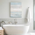 thumbnail image 4 of Canvas Wall Art, Blue Beige Farmhouse Framed Canvas Prints for Living Room Dining Room, Vintage Wooden Striped Extra Large Gallery Wrapped Wall Decor for Home Office, Gifts, 22"x28" Ship Next Day, 4 of 9