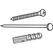 6PK Prime-Line Zinc Steel Hardware Set Small 2/PK 20 lb.