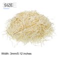 thumbnail image 2 of Cesta Césped Relleno Unique Bargains Artesanía Triturado Papel Blanco Dorado Tono 1Paquete Aprox 100 gramos, 2 of 6