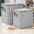 thumbnail image 5 of Dmlowu Clothes Storage Bags - Closet Organizers and Storage, Large Capacity Storage Containers for Clothing, Blanket, Bedding, Comforter, Christmas Decorations, Sturdy Moving Bags Bins, 5 of 7