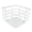 White, variant on Spectrum Hudson Modern Fruit Basket for Kitchen Counter Steel Wire, Black