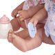 thumbnail image 3 of JC Toys Berenguer Boutique Realistic La Newborn Gemelos de vinilo lavable de 12.5" | Set de regalo temático azul y rosa con pañal reutilizable, gorras, camisas, chupete, biberones y certificado de nac, 3 of 5