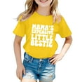 thumbnail image 1 of T-Shirts pour Filles, Manches Courtes, Imprimé Doux, Mode Été, 1-2 Ans, 1 of 4