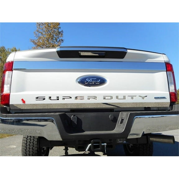 Stainless Steel Tailgate Accent Trim for 2017 FORD F250 SUPERDUTY