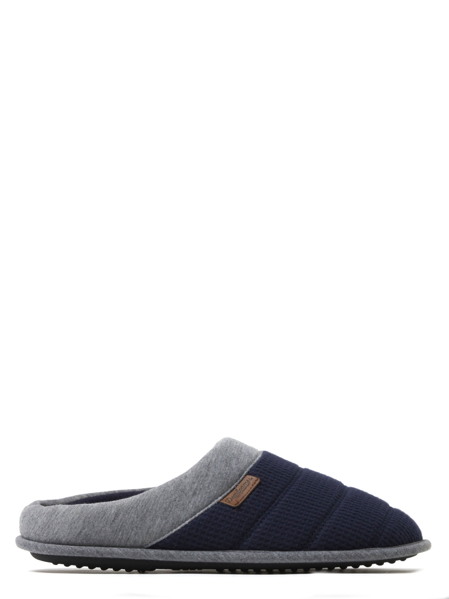 NWT Dearfoams Men\'s Tatum Cozy Slippers Faux Fur Lining Indoor Outdoor Fleece Sp Dearfoams Cozy Comfort Men main image 2