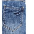 thumbnail image 6 of Kidscool Space Baby Toddler Girls Snap Leg/Crotch Easy Diaper Changing Jeans Overalls,6-9 Months, 6 of 6