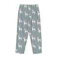 thumbnail image 5 of Xecao Cartoon Poodle Dog Women's Straight Lounge Pajama Pants: The Epitome of Relaxed Sleepwear, 5 of 9