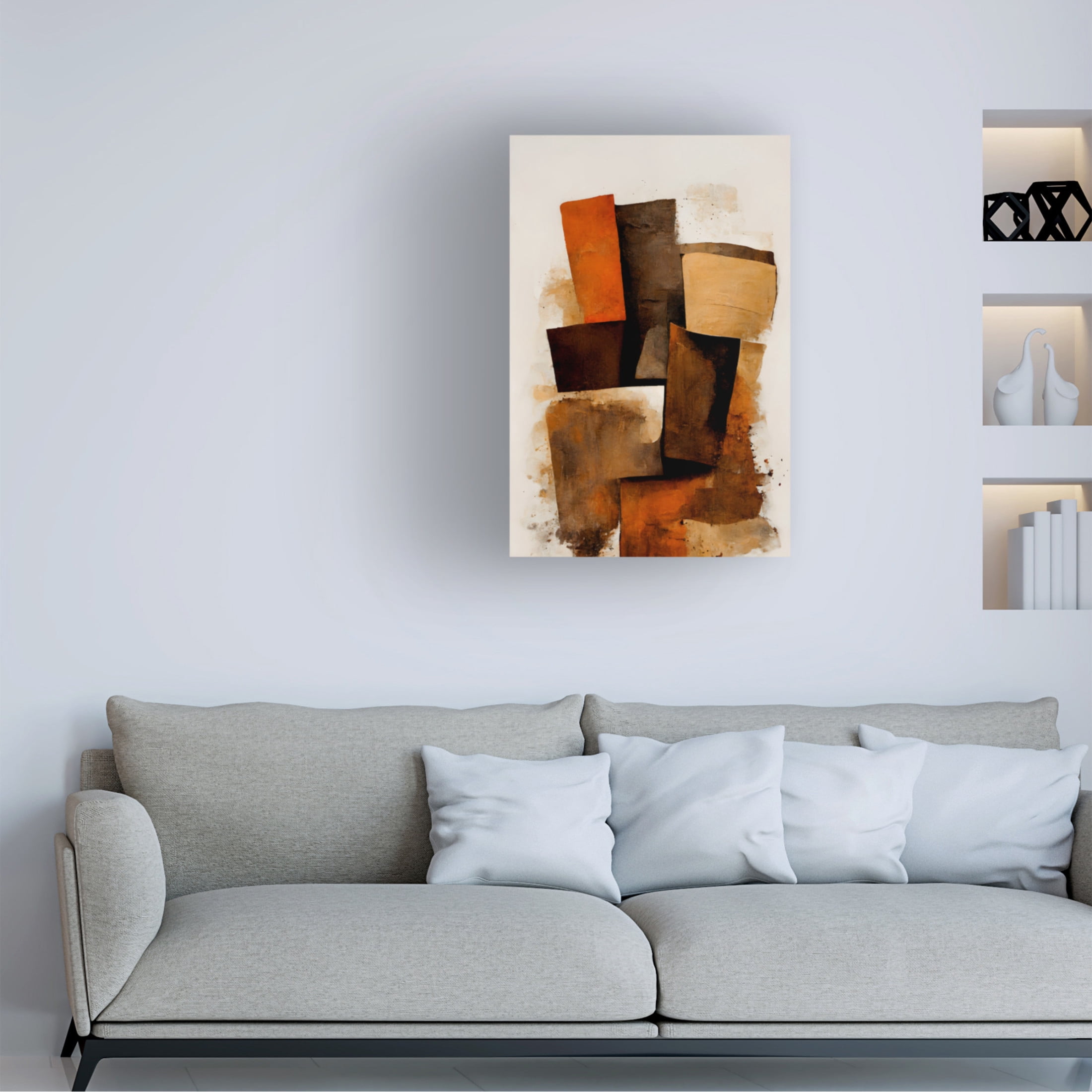 Canvas Wall Art - Treechild 'Turf' Wall Art for Living Room, Bedroom, or Office D?cor by Trademark Fine Art - 30 x 47 Inches