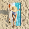 thumbnail image 6 of Beach Towels Oversized 59x27 Inch Striped Large Quick Dry Sand Free Microfiber Travel Towel Absorbent Lightweight for Men Women Swimming Pool Camping by PALIFEUR, 6 of 7